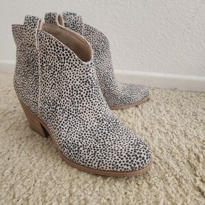 Spotted Ankle Boots